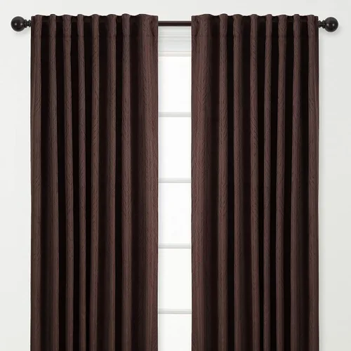 Miniatura 21 de Chanasya - Paneles de cortina con textura en relieve para sala de estar, dormitorio, ventana, patio, oficina, sala de estar. Cortinas para oscurecer