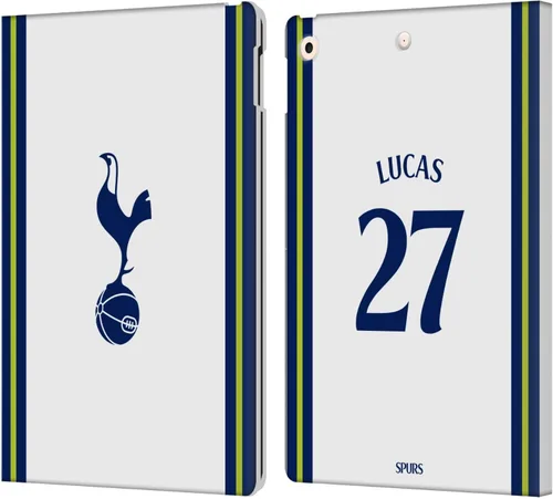 Miniatura 10 de Head Case Designs Officially Licensed Tottenham Hotspur F.C. Cristian Romero 2022/23 Players Home Kit Leather Wallet Case Compatible with Apple iPad