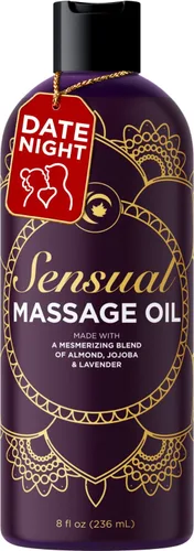 Aceite natural hipoalergénico para terapia en la piel, masaje sensual con aceite puro de lavanda para hombres y mujeres, 8 onzas