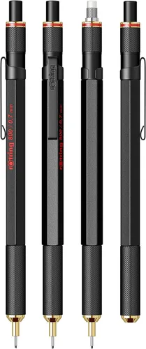 Miniatura 3 de Rotring 800 - Portaminas mecánico (0,7 mm), color negro