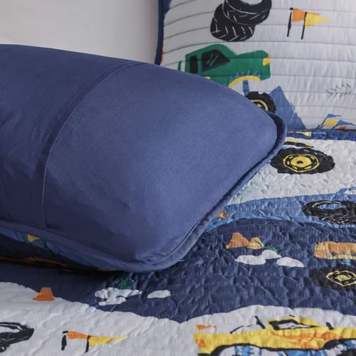 Miniatura 9 de Intelligent Design Juego de edredón reversible Nash para niños, diseño divertido y vibrante, ropa de cama ligera para todas las estaciones, colcha