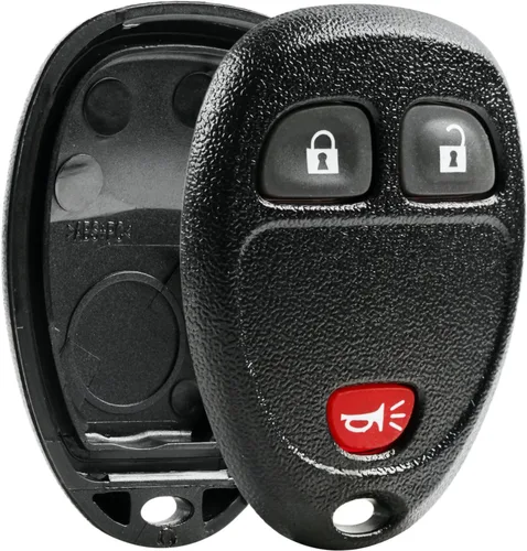 Funda y almohadilla para llavero con control remoto de entrada sin llave, compatible con Buick/Chevy Avalanche Equinox Express Silverado G-420-case