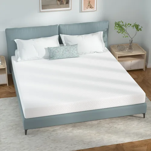 Miniatura 28 de Colchón individual de 5 pulgadas para niños, colchón de espuma viscoelástica de gel para un sueño cómodo y alivio de presión, soporte de firmeza