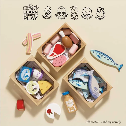 Miniatura 5 de Honeybake, Le Toy Van - Juguete para niños, verduras, de madera prémium, 5 al día