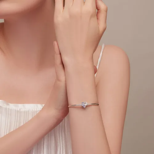 Miniatura 2 de VOROCO Sterling Silver Mom Charm Birthstone for Bracelets and Necklacesfront and back Consistent Infinity charms Heart for Mothers Birthday
