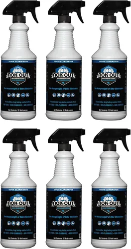 Miniatura 11 de NOK OUT Removedor de olores, desodorante y spray de limpieza para mascotas, fabricado en los Estados Unidos, aerosol de 16 onzas líquidas, paquete