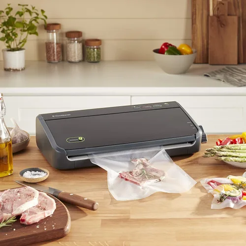 Miniatura 4 de FoodSaver Paquete múltiple de rollos de sellado al vacío de 8 y 11 pulgadas, bolsas selladoras al vacío sin BPA de tamaño personalizado, paquete