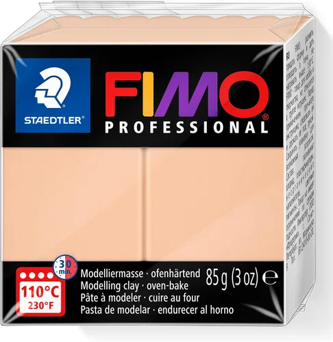 Miniatura 9 de STAEDTLER 8004-44 FIMO Professional Horno Secado Polímero Modelado Arcilla, Beige Semi-Opaco (3.00 oz)