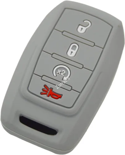 Miniatura 9 de Zorratin Funda protectora de silicona para llavero remoto para Ram 1500 2500 3500 2019 2020 2021 2022 2023 2024 2025 4 botones Negro