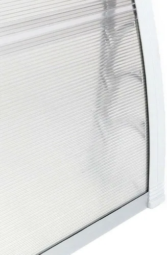 Miniatura 6 de Toldo de ventana de 40 x 30 pulgadas para puerta delantera, cubierta gris para puerta de jardín