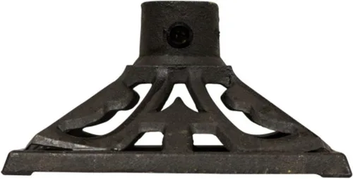 TIKI Soporte de Antorcha de Hierro Fundido – Resistente, Independiente y Resistente a la Intemperie Base de Antorcha para Patio, Jardín, Terraza y