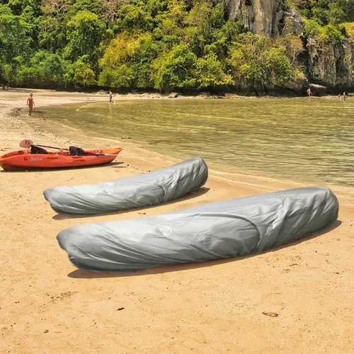 Miniatura 7 de Frelaxy Funda de Kayak 420D, Fundas de Kayak Impermeables Resistente a los Rayos UV de Alta Resistencia para Almacenamiento al Aire Libre, Funda