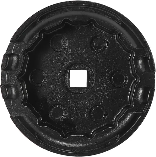 Miniatura 8 de X AUTOHAUX Llave de tapa de filtro de aceite, 14 flautas, 4 ranuras, herramienta de extracción de tapa de filtro de aceite de 2.539 in para Toyota