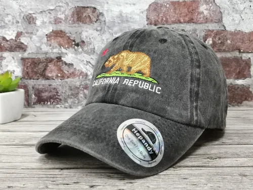 Miniatura 2 de Hepandy Sombreros bordados de California Bear