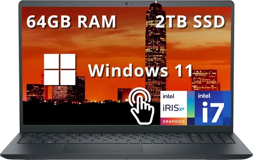 Miniatura 13 de Dell Inspiron 15 3520 - Laptop con pantalla táctil FHD de 15.6 pulgadas, Intel i7-1255U, 16 GB de RAM, SSD PCIe de 1 TB, gráficos Intel Iris Xe