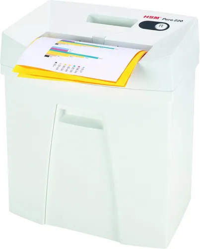 Miniatura 3 de HSM Trituradora de corte cruzado Pure 220c; tritura hasta 8 hojas; capacidad de 5.3 galones HSM2323