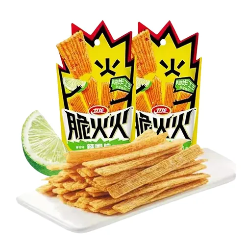 Miniatura 17 de Tiras Picantes - Latiao de Gluten Picante, Aperitivo Especial Chino Informal, Hecho de Trigo/Chile/Especias, Bajo en Azúcar y Calorías, Mejor