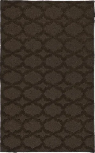 Miniatura 165 de Garland Rug Sparta - Alfombra antideslizante de polipropileno de 2 pies x 12 pies, color negro, ideal para salas de estar y pasillos, elegante