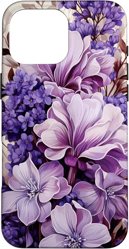 Miniatura 18 de Funda para iPhone 12 mini Lavender Floral Purple Flower