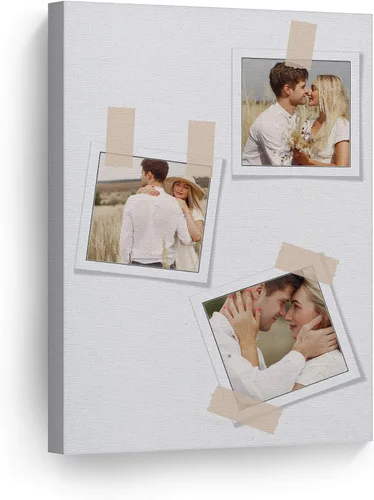 Miniatura 25 de Smile Art Design Impresión en lienzo personalizada: arte de pared con fotos personalizadas, hecho a pedido en Estados Unidos, lienzo premium