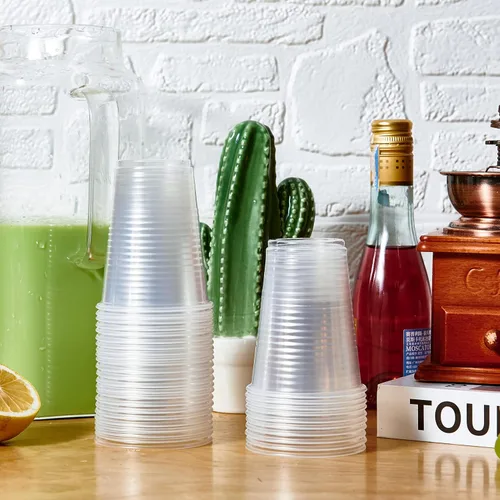 Miniatura 4 de 1000 paquetes de vasos de plástico desechables de 7 onzas, vasos para beber, vasos de plástico transparente para cumpleaños, picnics, ceremonias