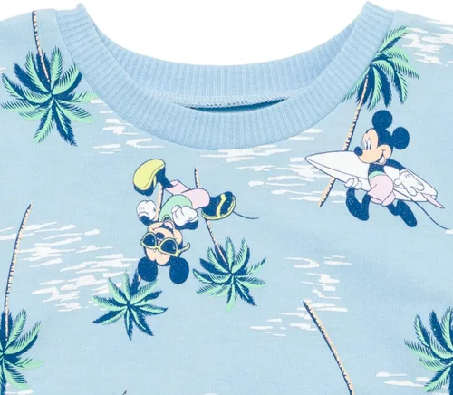 Miniatura 5 de Disney Mickey Mouse - Conjunto de camiseta y pantalones cortos de rizo francés para bebé a niño pequeño