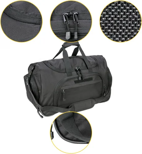 Miniatura 7 de Bolsa de gimnasio para hombres y mujeres con compartimento para zapatos, deporte, fin de semana, viajes, durante la noche, bolsa de transporte