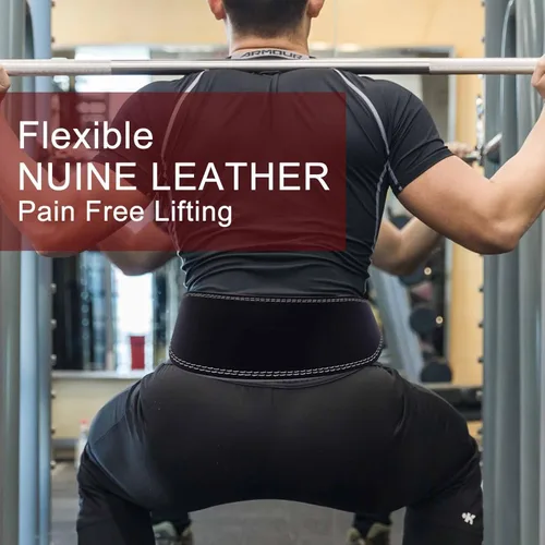 Miniatura 7 de Cinturón de Levantamiento de Pesas con Soporte Lumbar para la Espalda, Entrenamiento de Fuerza, Fitness, Entrenamiento en Casa, Gimnasio