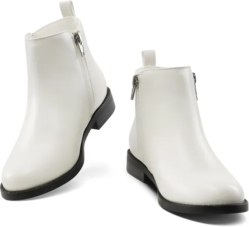 Miniatura 3 de DREAM PAIRS Girls Ankle Boots with Side Zipper Low Heels ToddlerLittle KidBig Kid