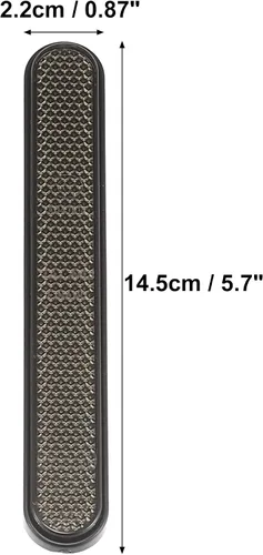 Miniatura 4 de Motoforti Adhesivo Reflectante para Horquilla Delantera Inferior y Funda Reflectante Universal para Alforja Trasera 1 Par Fumado