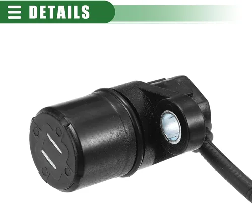 Miniatura 7 de Motoforti Sensor de velocidad de rueda ABS trasero izquierdo derecho, para Toyota 4Runner 1996-2002, goma, No.8954535030/8954635030, negro, 2