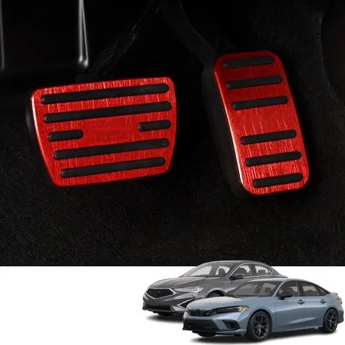 Miniatura 8 de Accesorios interiores personalizados para Acura ILX/RDX/TLX/MDX Honda Civic EX/LX/EX-L CR-V Odyssey Passport Pilot Ridgeline, cubierta del pedal