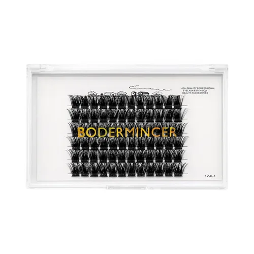 Miniatura 3 de Bodermincer Extensiones de pestañas en racimo Wispy Racimo Pestañas individuales de 0.315-0.787 in para elegir, extensiones de pestañas postizas