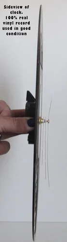 Miniatura 4 de Juego de batería Reloj de disco de vinilo