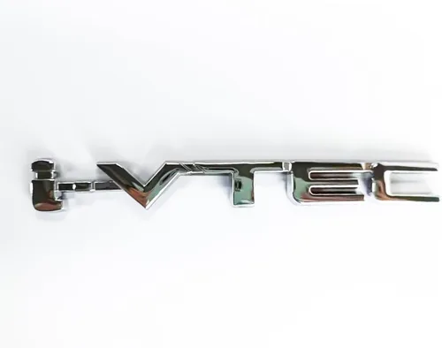Miniatura 5 de Letras en relieve 3D i-VTEC Emblema de metal con respaldo adhesivo de repuesto para emblema trasero decoración automotriz (negro)