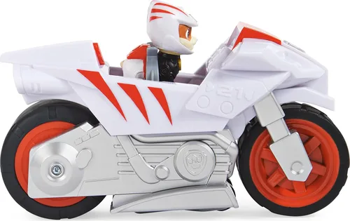 Miniatura 3 de Paw Patrol, Moto Pups Wildcat Deluxe Pull Back - Vehículo de motocicleta con función y figura