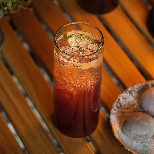 Miniatura 5 de LUXU Vasos para beber de 12 onzas, juego de 4 vasos altos finos, cristalería de bar elegante para agua, jugo, cerveza, bebidas y cócteles y bebidas