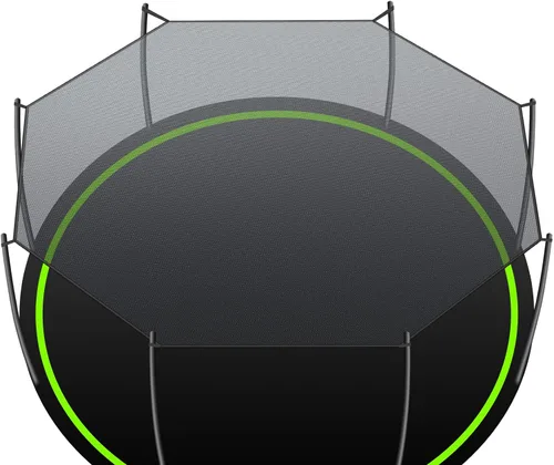SATINIOR Cubierta de tienda de trampolín para exteriores, toldo de cama elástica octágono regular, toldo sin marco para accesorios de protección