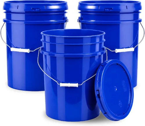 Miniatura 26 de ePackageSupply Balde de 5 galones con tapa hermética Fabricado en EE. UU. Grado alimenticio Plástico premium HDPE resistente Cubo multiuso