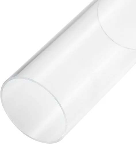 Miniatura 16 de MECCANIXITY Tubo acrílico transparente rígido redondo tubo 145 mm (5.7 ") ID 150 mm (6") OD 6" para lámparas y linternas, sistema de refrigeración
