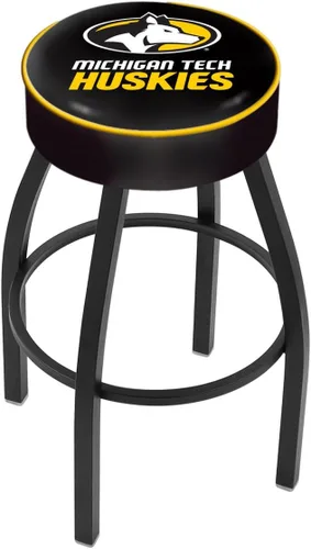 Miniatura 15 de The Holland Bar Stool Company L8B1-4 Georgia Tech - Taburete giratorio con base antiarrugas, color negro