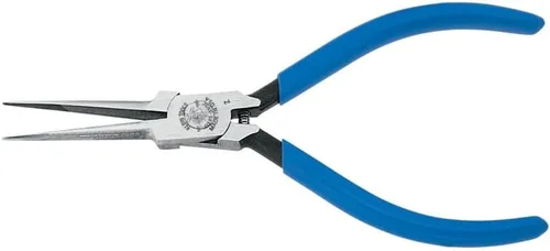 Klein Tools Alicates Linemans D335-51/2C, cortadores laterales de punta de aguja, con resorte, 5 pulgadas, extra delgados