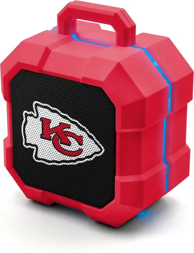 Miniatura 24 de SOAR NFL Shockbox - Altavoz Bluetooth inalámbrico LED, resistente al agua, IPX4, 5.0 Bluetooth con más de 5 horas de tiempo de reproducción, pequeño