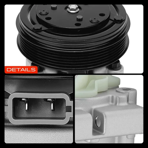 Miniatura 9 de A-Premium Compresor de CA A/C con embrague compatible con Ford Escape 2.0L 2001-2004, Contour 2.0L 1995-2000 y Mercury Cougar 2.0L 1999-2002