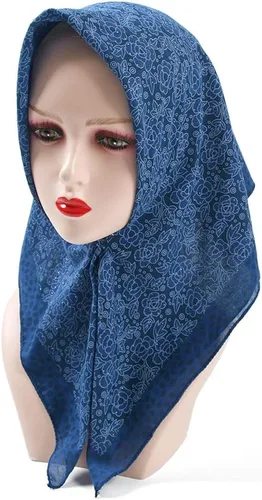 Miniatura 5 de K-Elewon Bufanda cuadrada mediana de 27.5 pulgadas para mujer, bufanda para la cabeza, 2 unidades, bufanda para el cuello, bufanda para el cabello