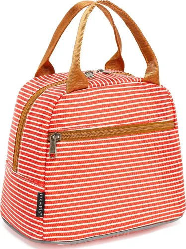 Miniatura 39 de Bolsa de almuerzo aislada FlowFly - Bolsa de asas organizadora para mujeres/hombres, Alpaca
