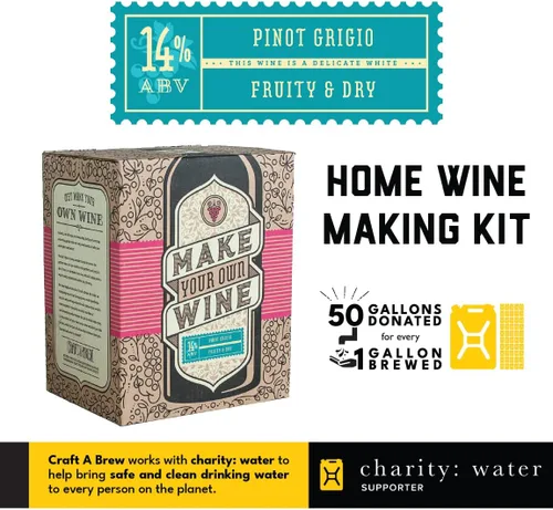 Miniatura 3 de Craft A Brew Kit Making Home – Fácil preparación para principiantes con ingredientes y suministros – Experiencia definitiva para la cerveza de vino