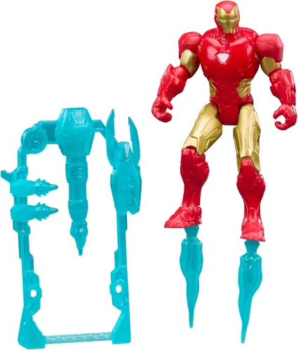 Miniatura 11 de AVENGERS Marvel ActionVerse Iron Man Figura de acción y accesorios, juguetes y figuras de superhéroes de 4.5 pulgadas (4.5 in) para niños, a partir