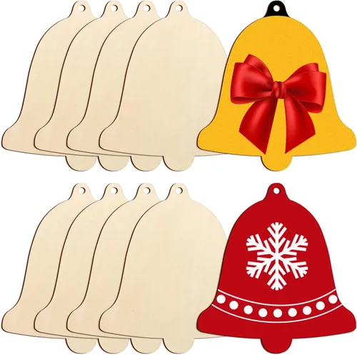Miniatura 23 de Adornos de madera para cartas de amor para pintar de 7 pulgadas, tamaño grande, para el Día de la Madre, el Día de San Valentín, discos de madera