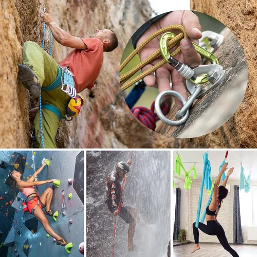 Miniatura 7 de Pernos de escalada de 25 kN anclajes de acero inoxidable para escalada perno de anclaje Perno de expansión resistente, Piton Tiedown para escalada